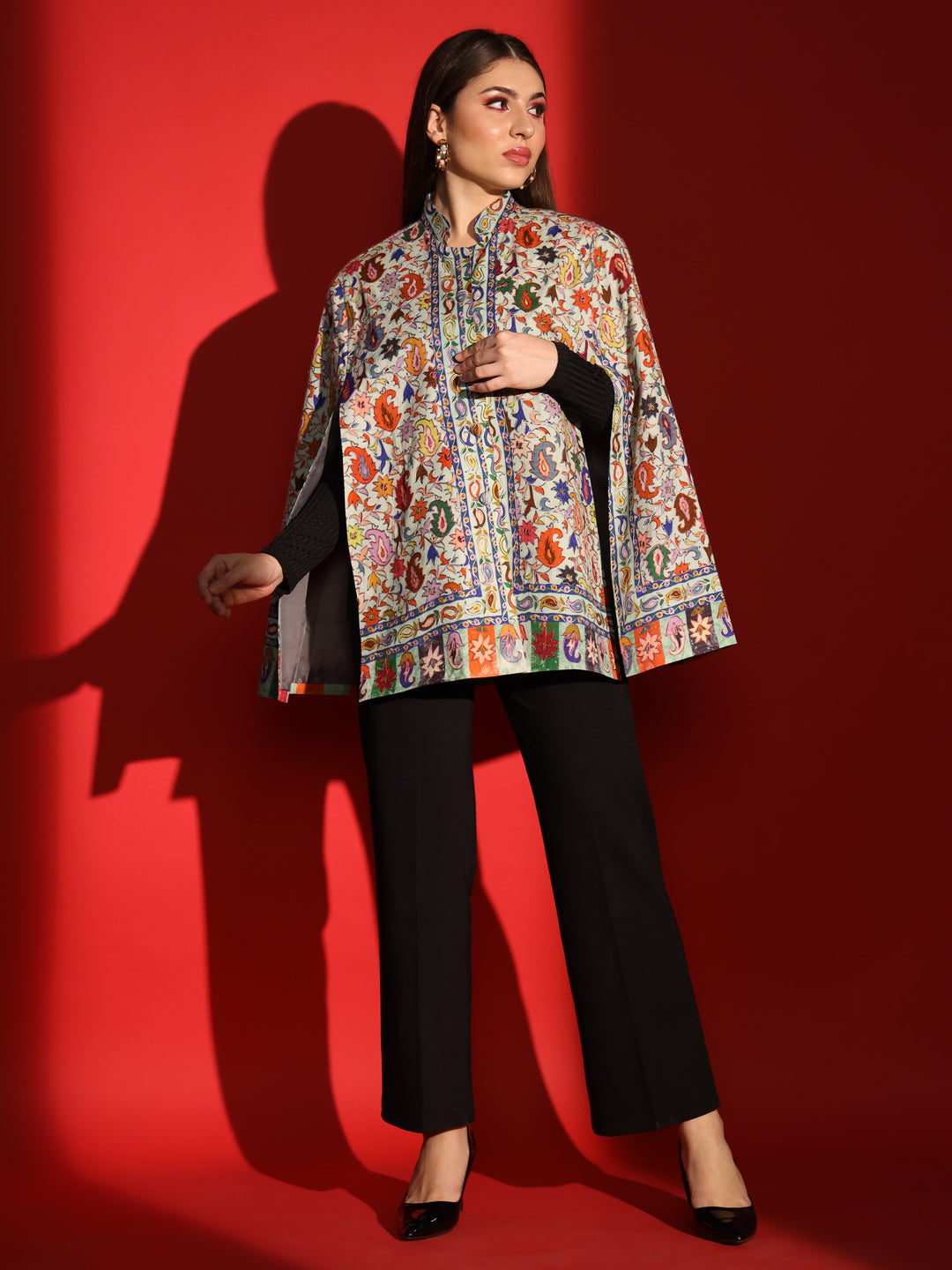 cape coat, cape jacket, cape for women