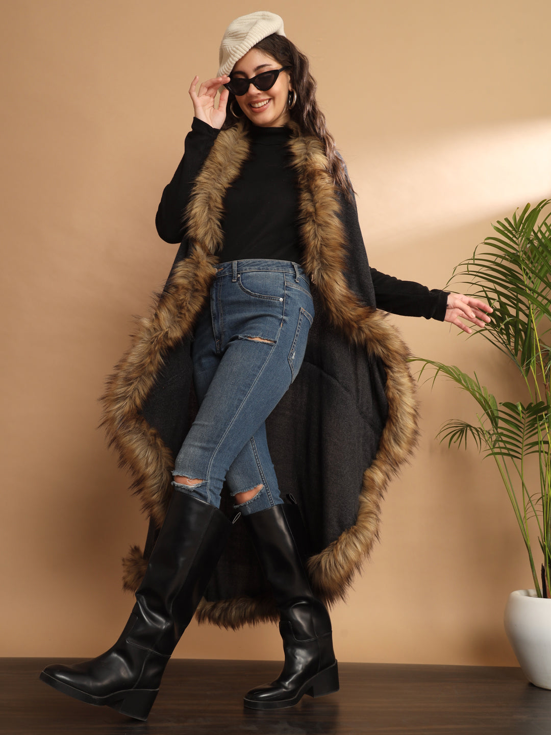 fur jacket, fur coat, fur shawl, fur cape