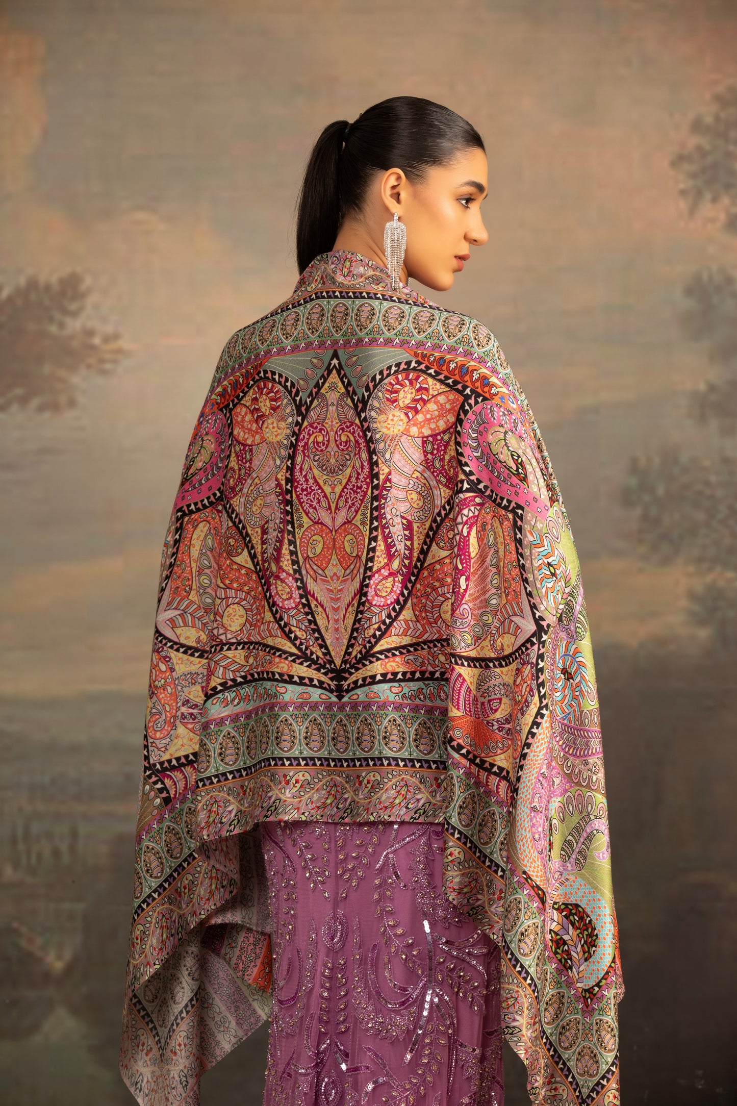 Kalamkari Shawl for Women