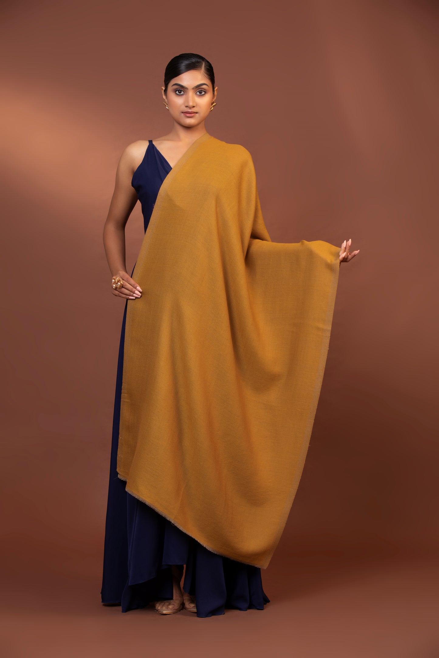 reversible wool shawl, yellow shawl for women, fine wool wrap, versatile women's shawl, luxury winter shawl