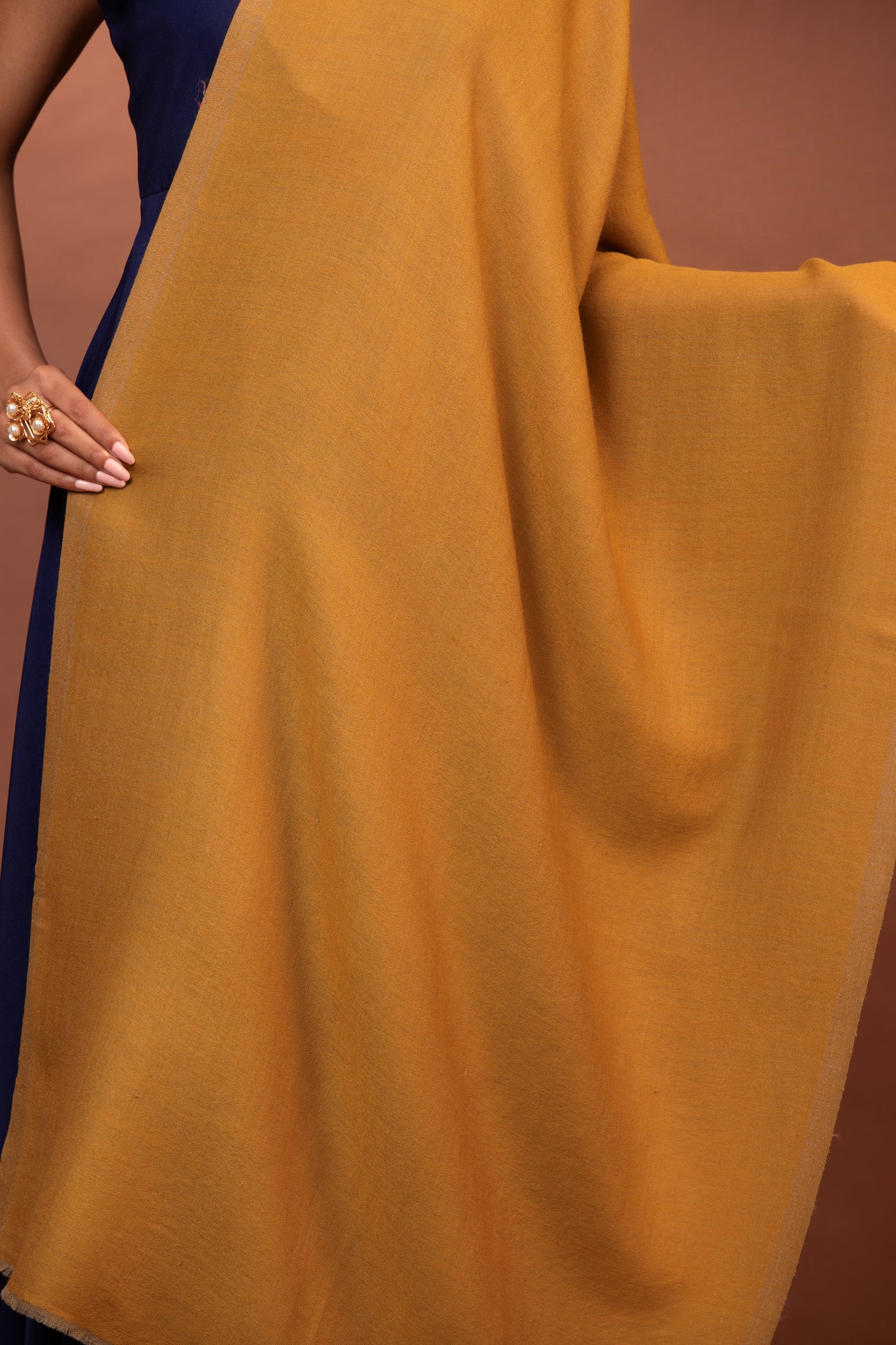 reversible wool shawl, yellow shawl for women, fine wool wrap, versatile women's shawl, luxury winter shawl