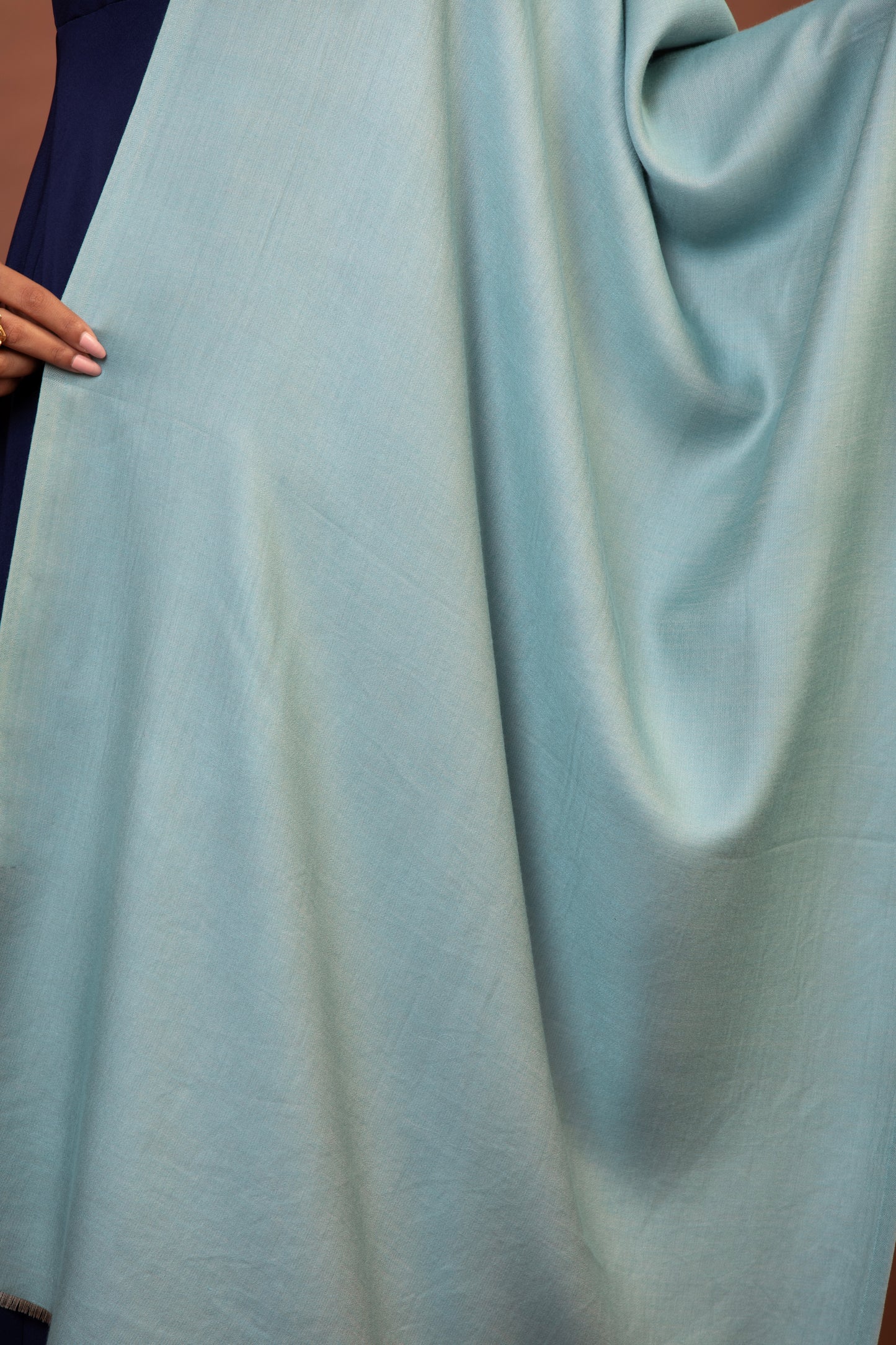 sea glass shawl, viscose shawl for women, lightweight shawl, cool color shawl, stylish women's wrap