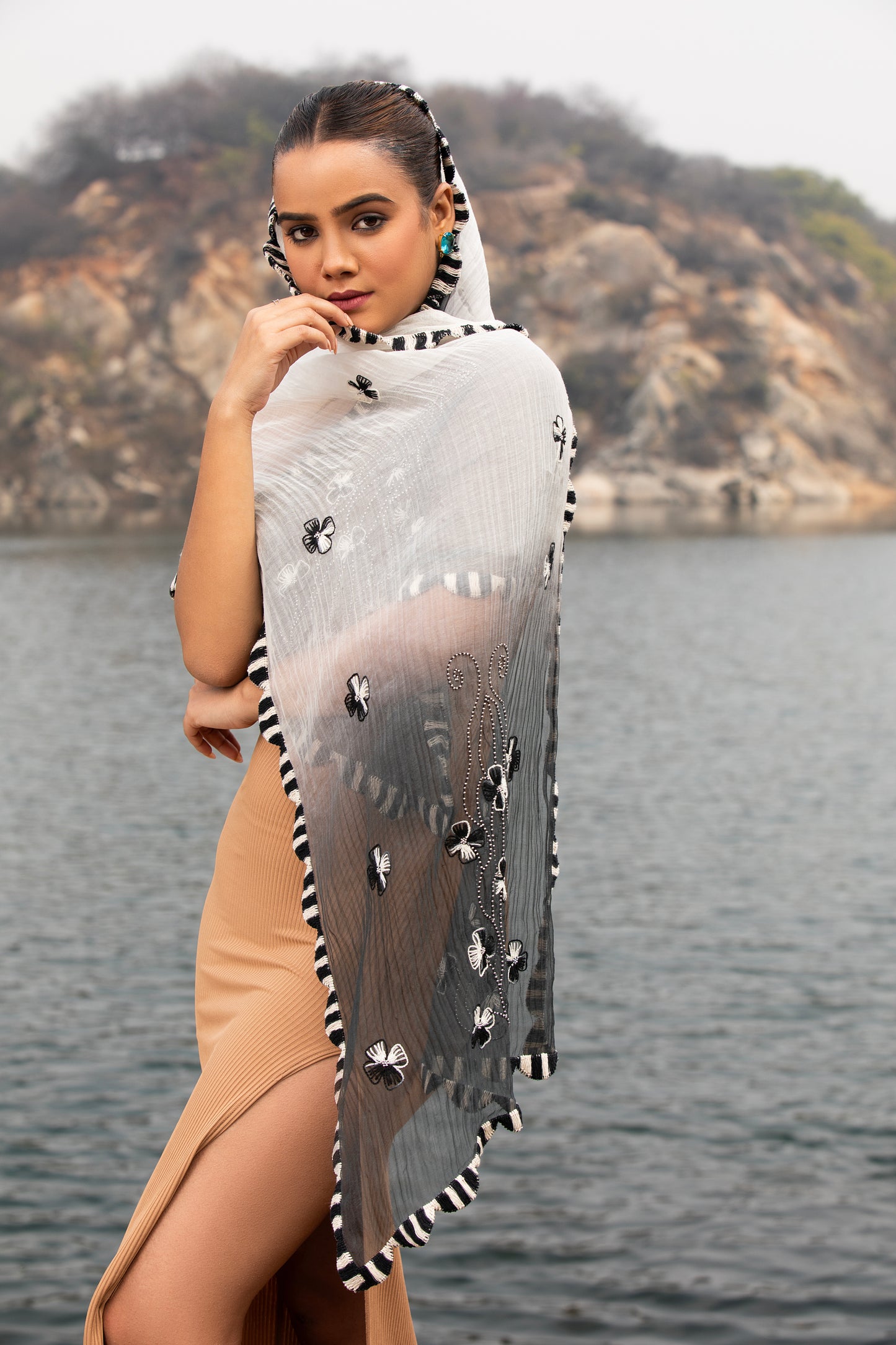 cotton scarf", "cotton stoles", "cotton scarves for women", "cotton head scarf", "white stole", "lightweight cotton scarf