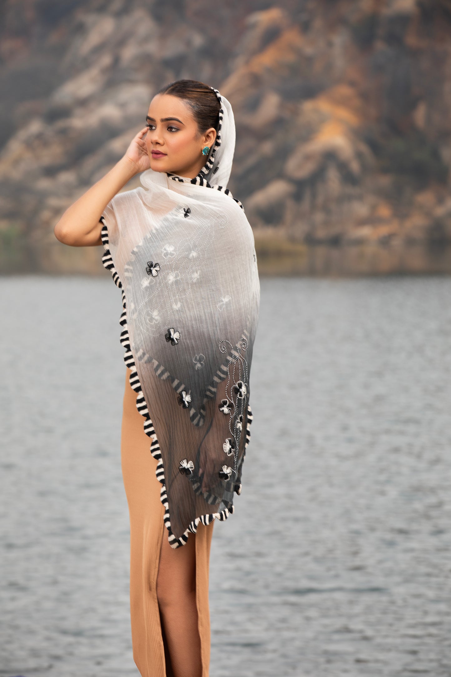 cotton scarf", "cotton stoles", "cotton scarves for women", "cotton head scarf", "white stole", "lightweight cotton scarf