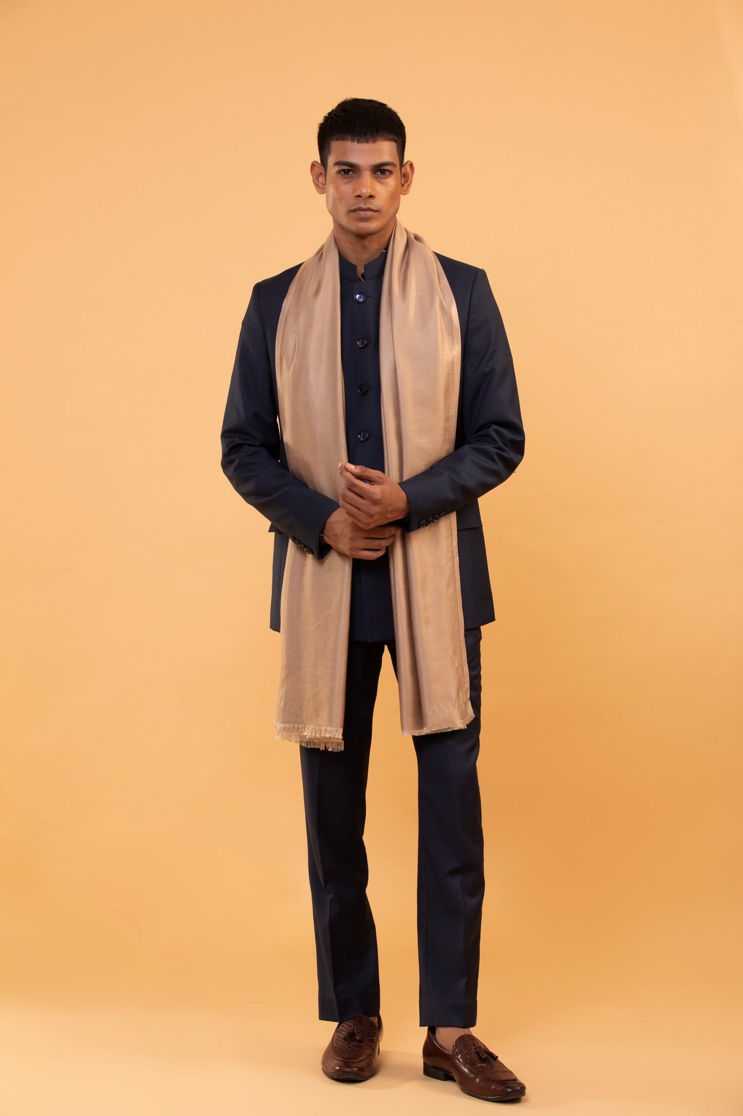 Woven Shawl for Men, Fine wool men shawl,