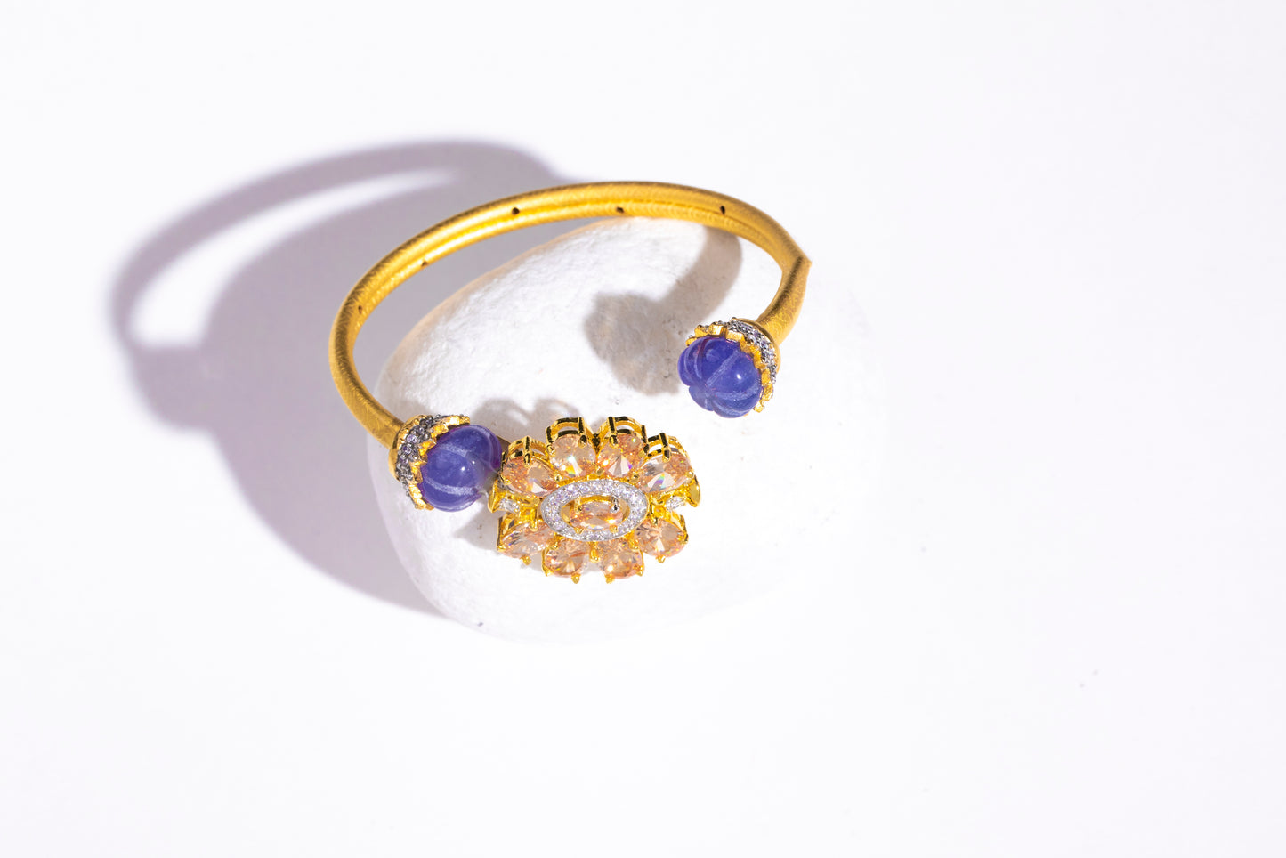 Fashionable Swarovski Bracelet: Complete your outfit with this stylish bracelet, perfect for all occasions." "Versatile Yellow Stone Bracelet: Add elegance to your look with this trendy bracelet, a must-have accessory