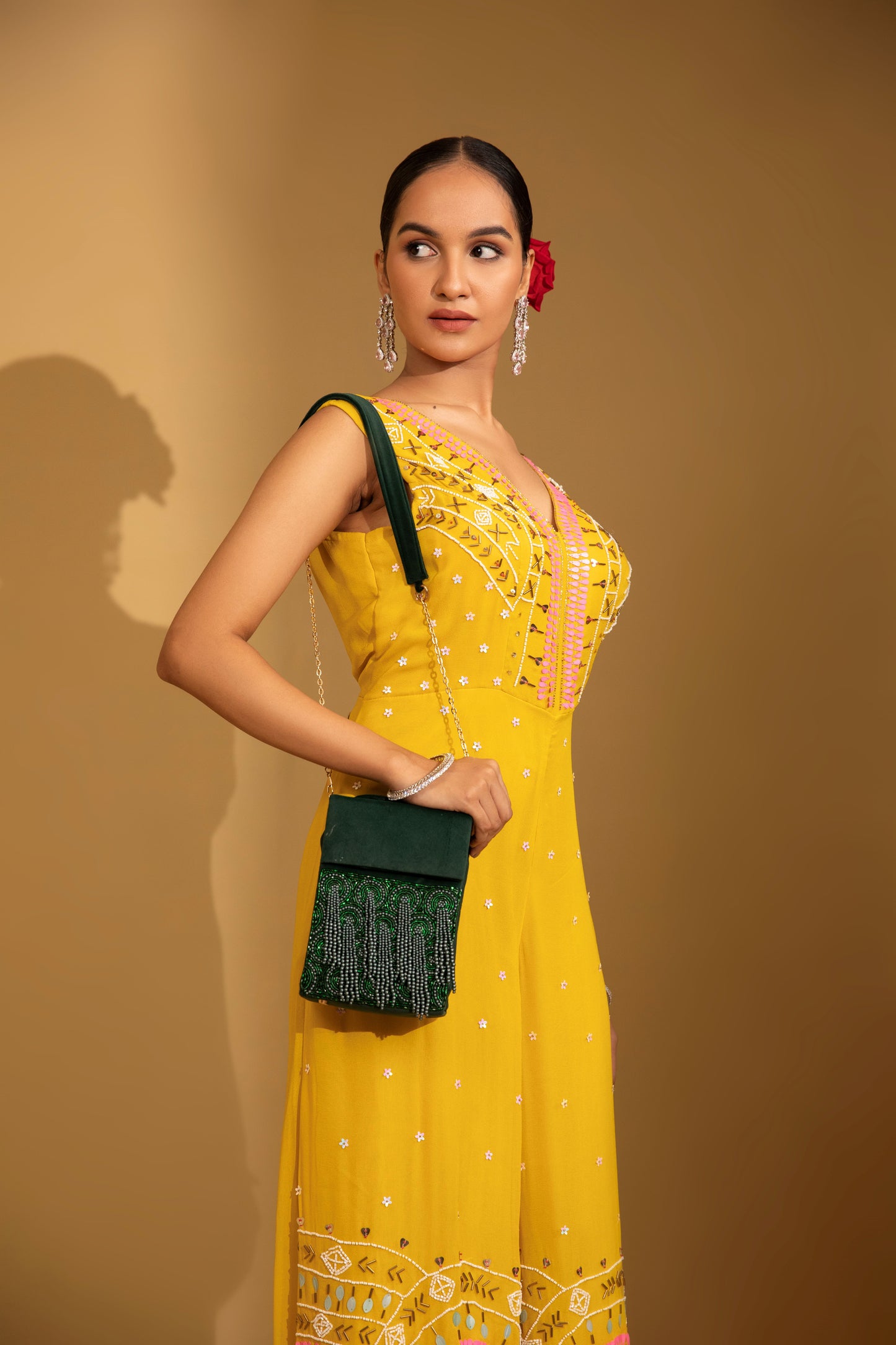 party handbag, green designer bag, green clutch bag, party wear bag, party wear sling bags, party wear handbags for ladies