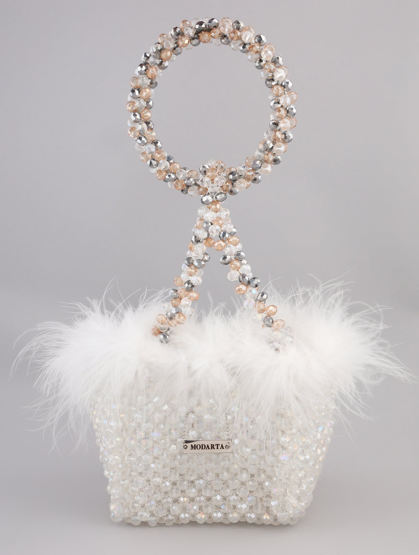 silver clutch, fur purse, fur clutch, silver bag for wedding, silver clutch bag, faux fur bag