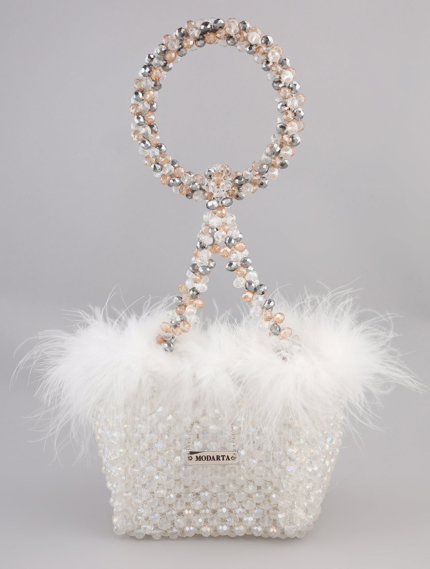 silver clutch, fur purse, fur clutch, silver bag for wedding, silver clutch bag, faux fur bag