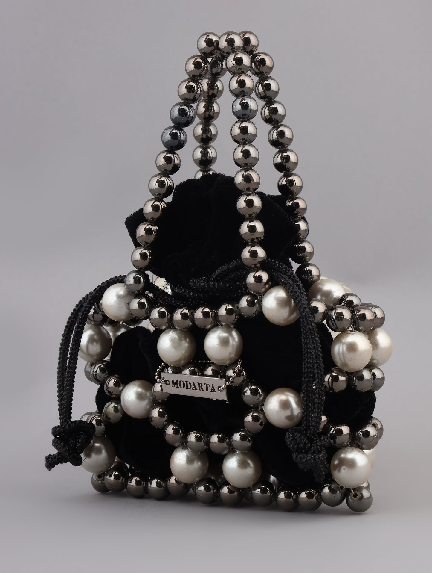 mini purse, small purse, mini bag, Pearls purse, black purse