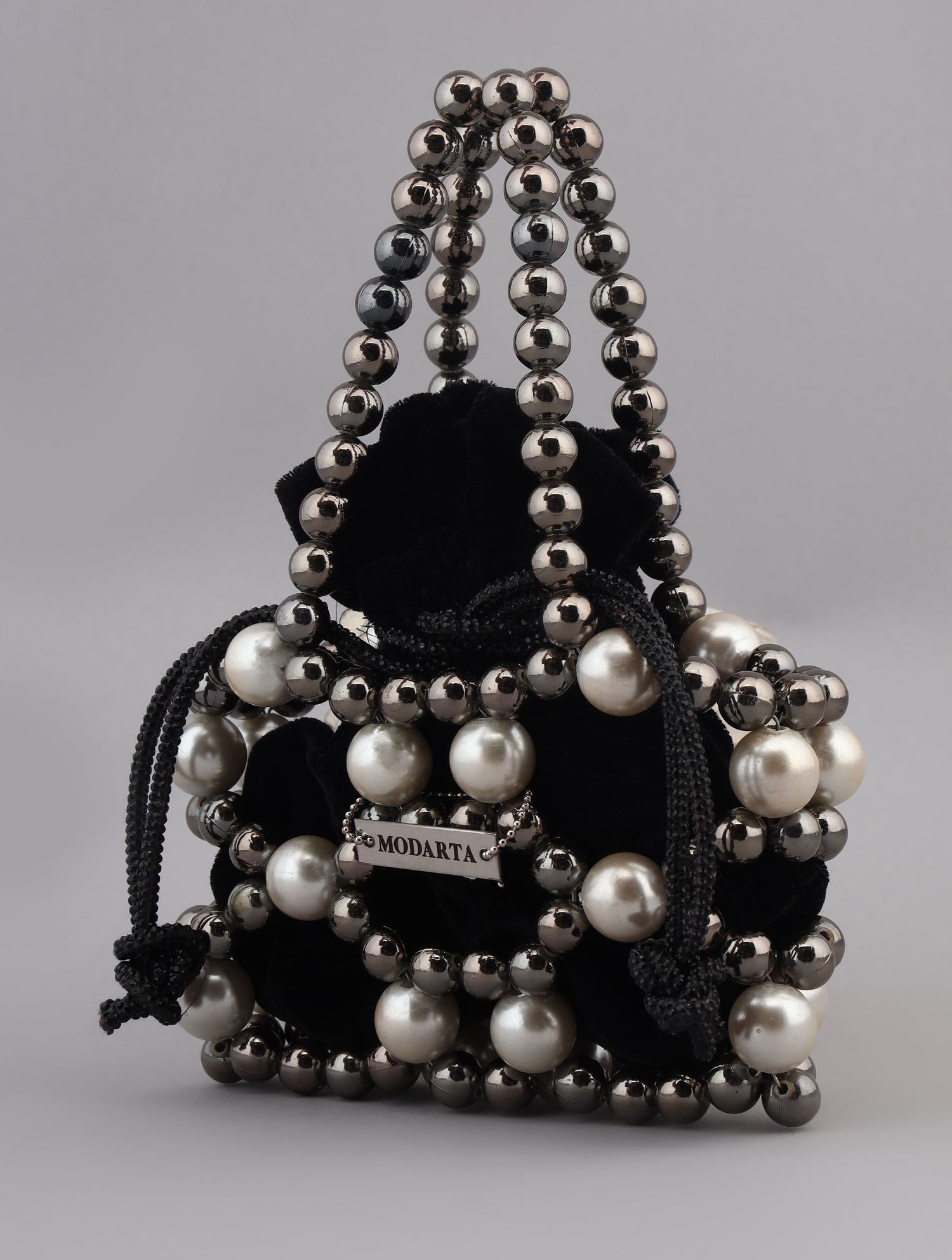 mini purse, small purse, mini bag, Pearls purse, black purse