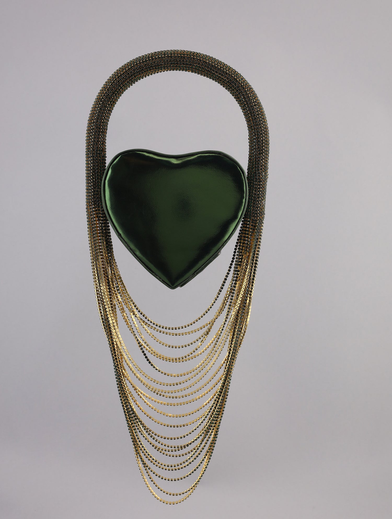 heart shaped bag, heart purse, heart clutch, heart bag, green clutch