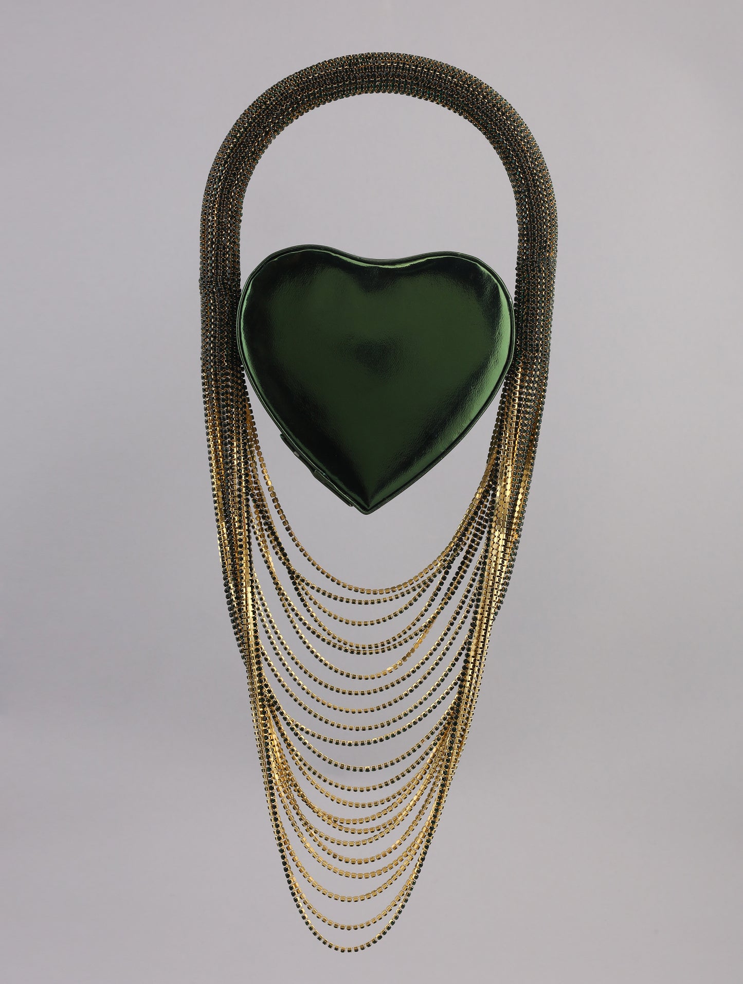 heart shaped bag, heart purse, heart clutch, heart bag, green clutch
