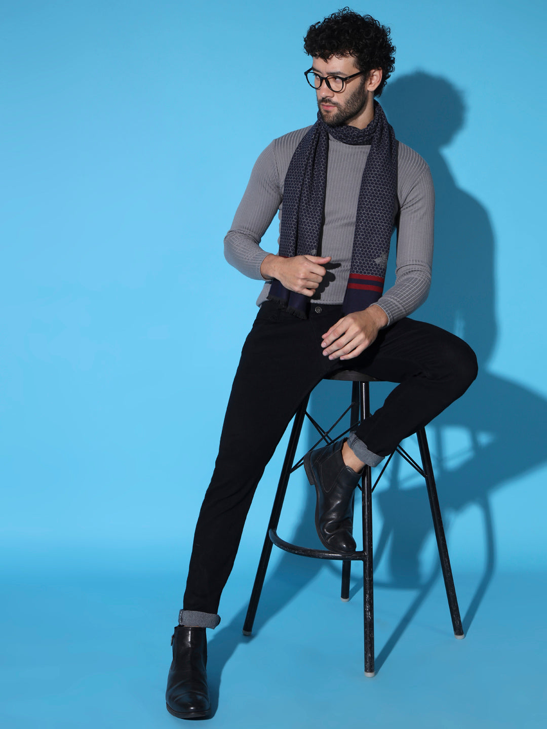 muffler for men style, woolen muffler for men