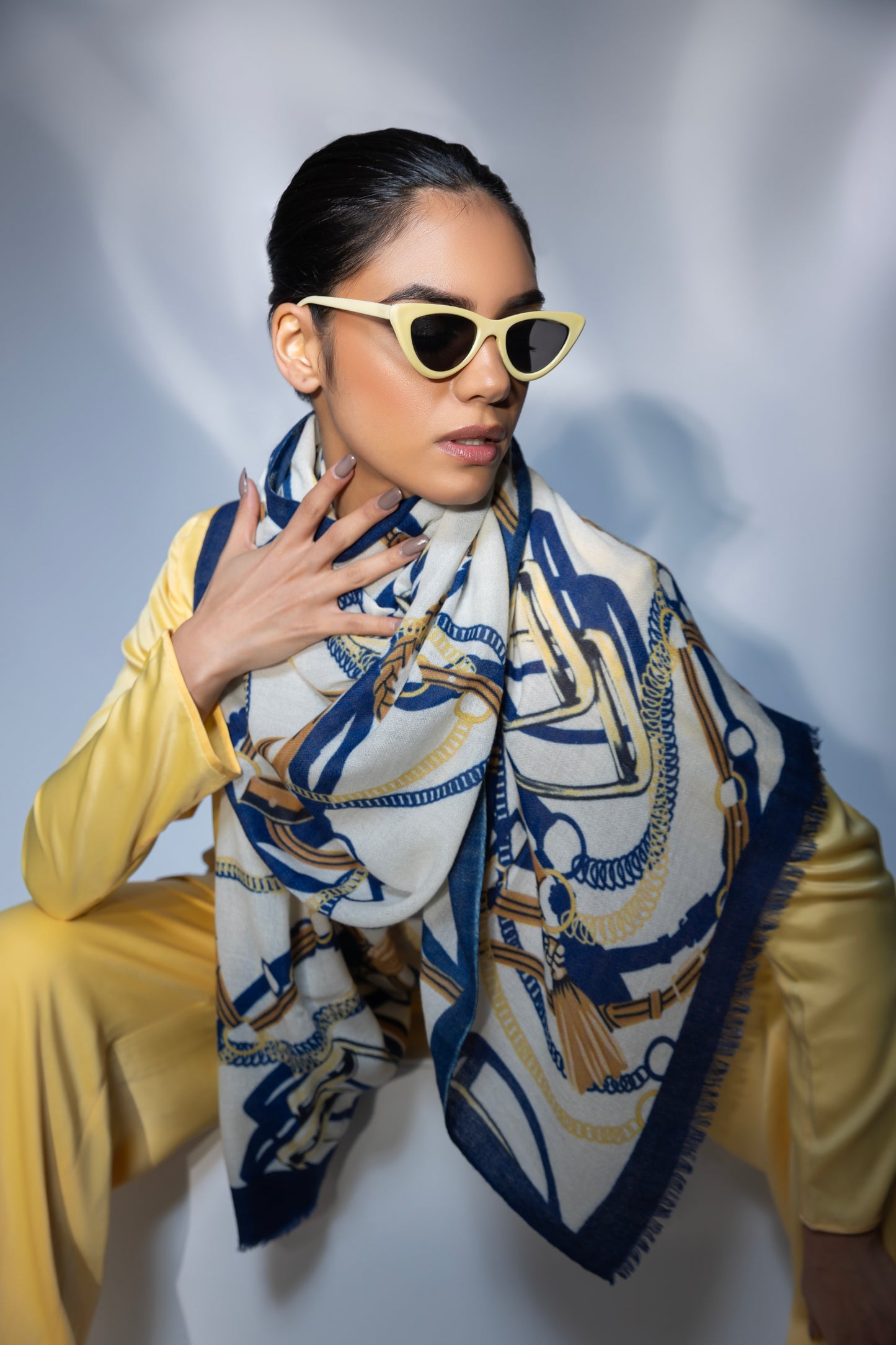 printed shawl, party wear shawl, shawl for gown