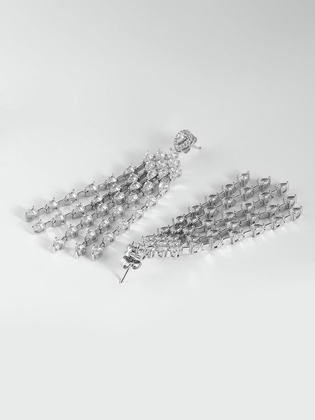 Crystal Teardrop Earrings – Elegant Sparkle for Day or Night