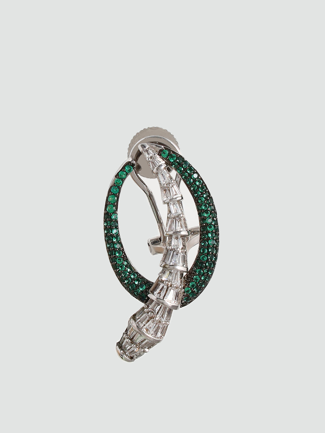 Serpent Coil Earrings – Bold Snake Motif Jewelry