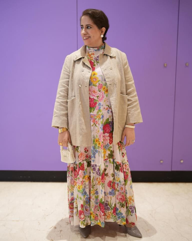 Guneet Monga- Oscar Winner in Modarta Pearl Purse mini handbag online