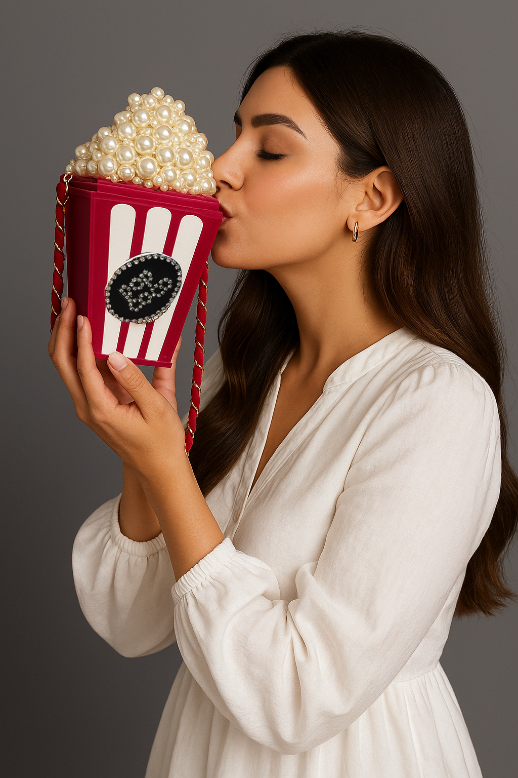Popcorn Clutch – Statement Bag, Small Handbags for Women