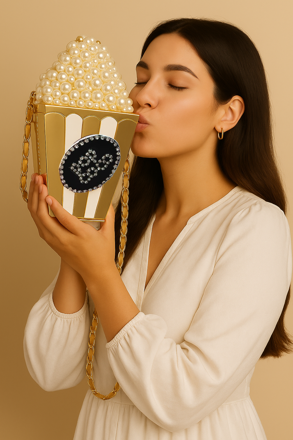 Popcorn Clutch – Statement Bag, Small Handbags for Women