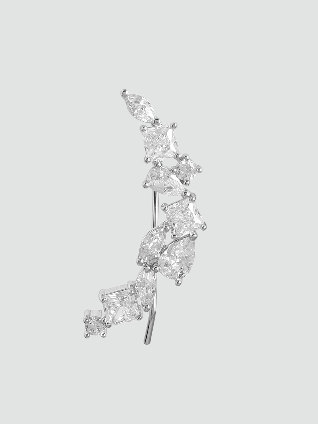 Front-Hug Ear Cuff – Illusion Climber with One Piercing