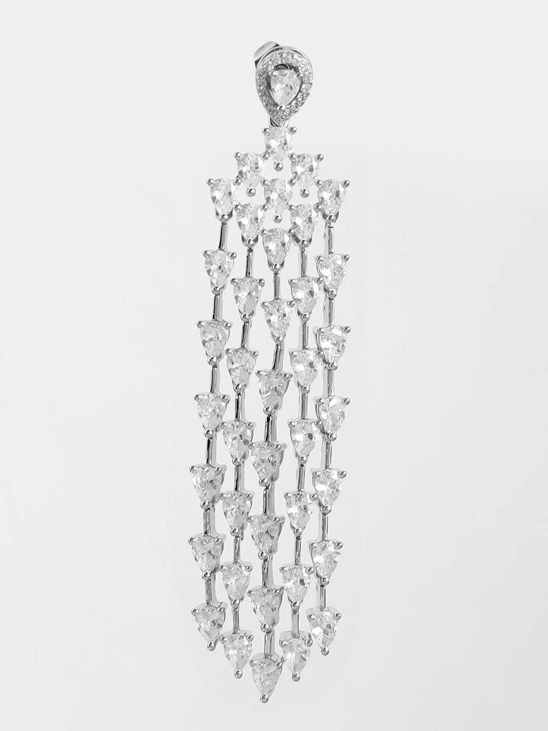 Crystal Teardrop Earrings – Elegant Sparkle for Day or Night