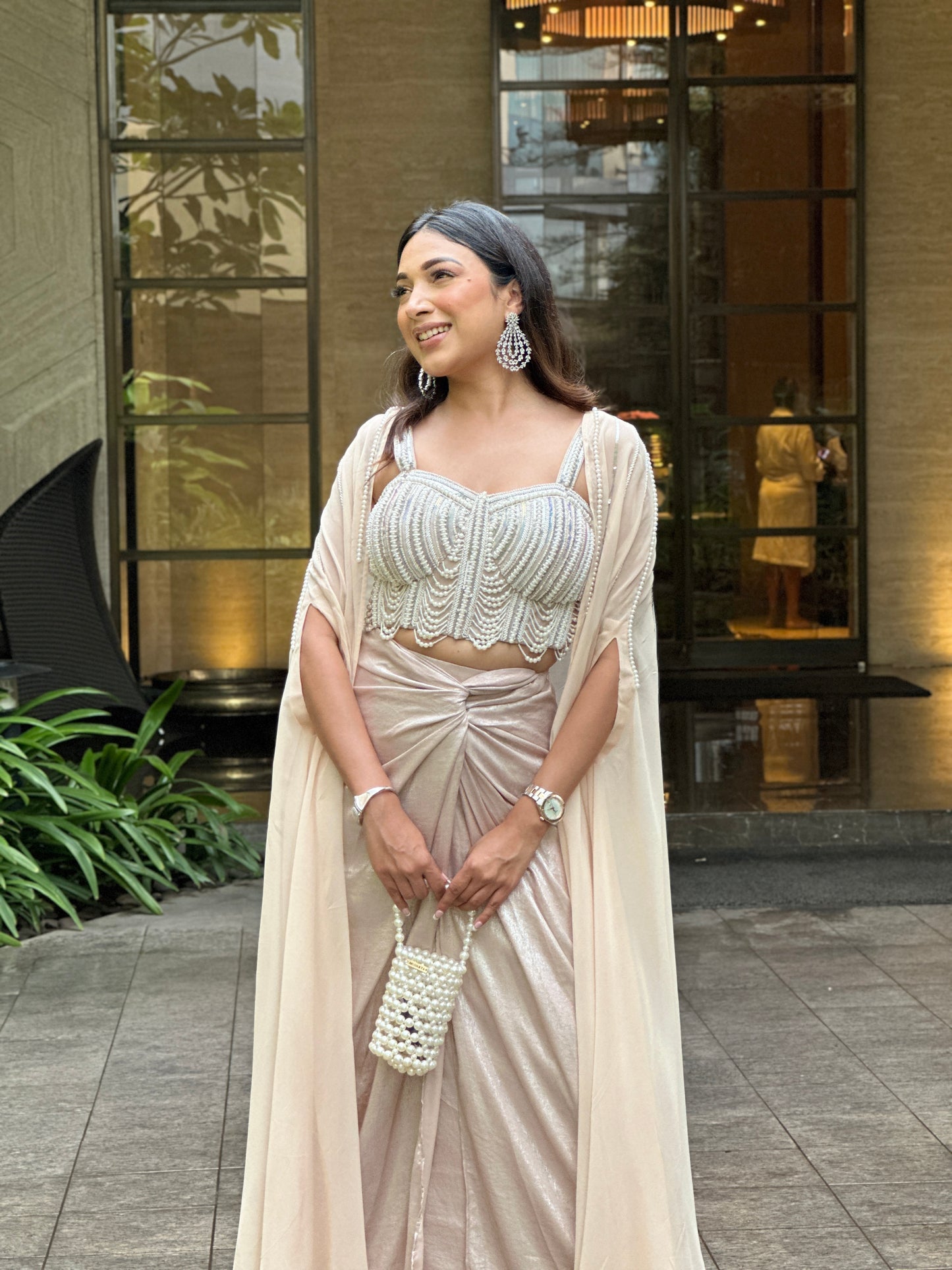 Cipia Artul Carring Quintessential "Batli" Pearls Clutch