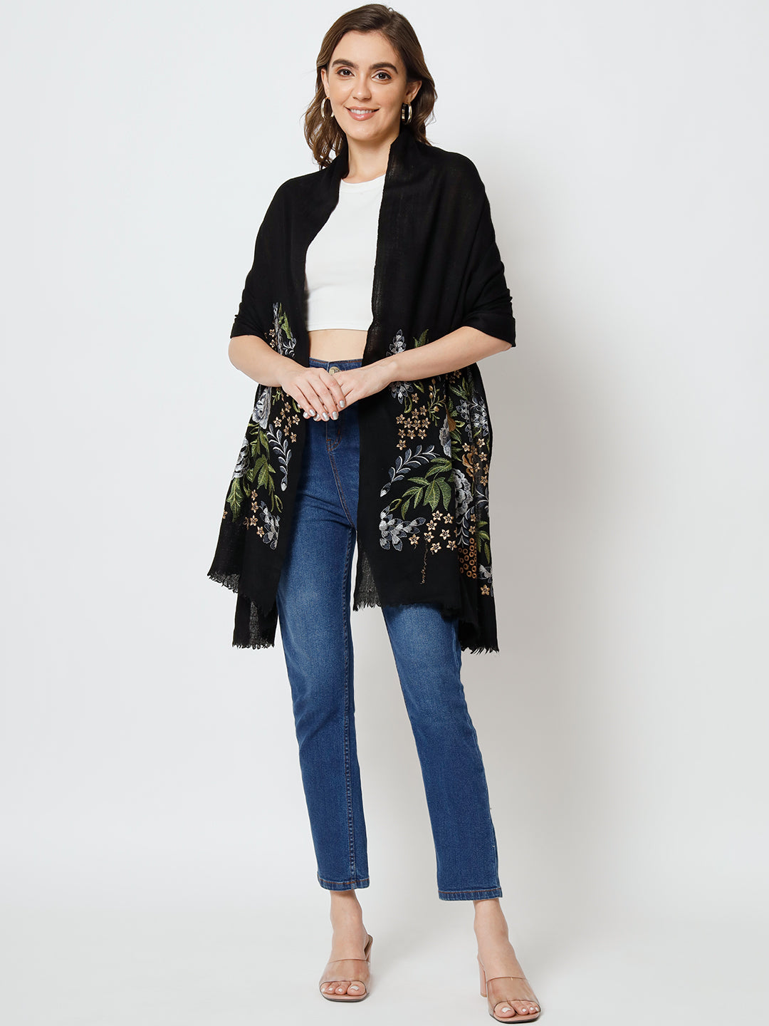 woolen shawl for winter, kani shawl price