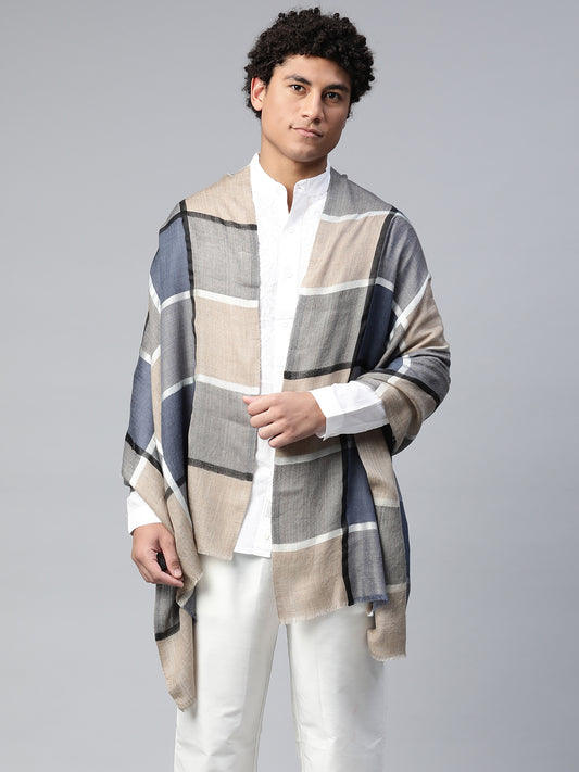 woolen shawl for gents, black shawl for men