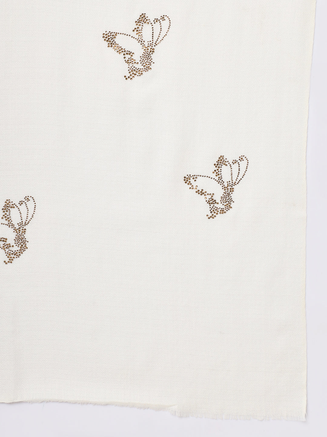 white shawl, swarovski work, winter shawls