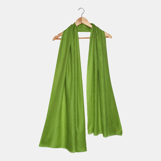 Green Shawl , Plain Pashmina Shawl Online, 100% Pure Pashmina