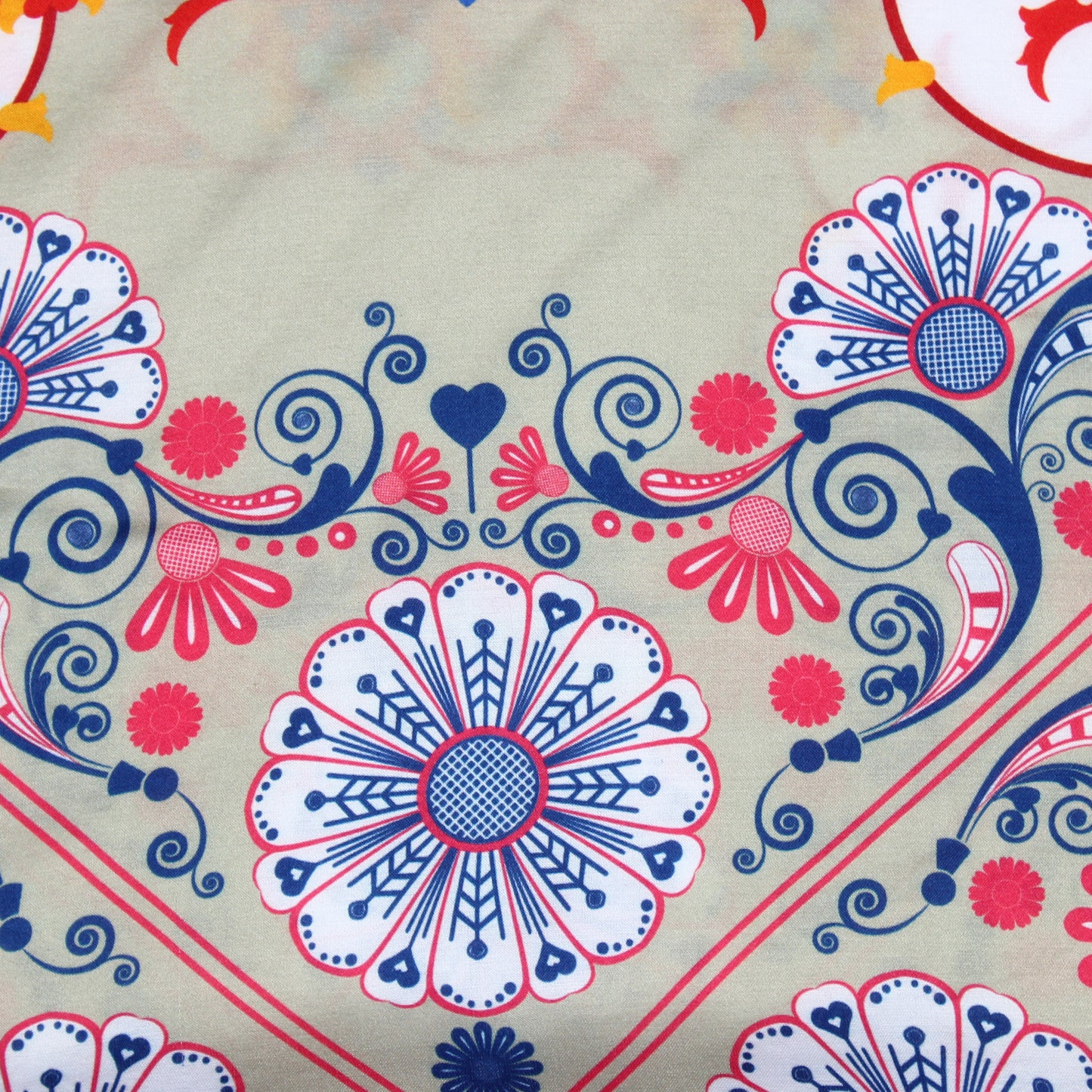 Modarta Head Scarf - Blue Floral Scarf