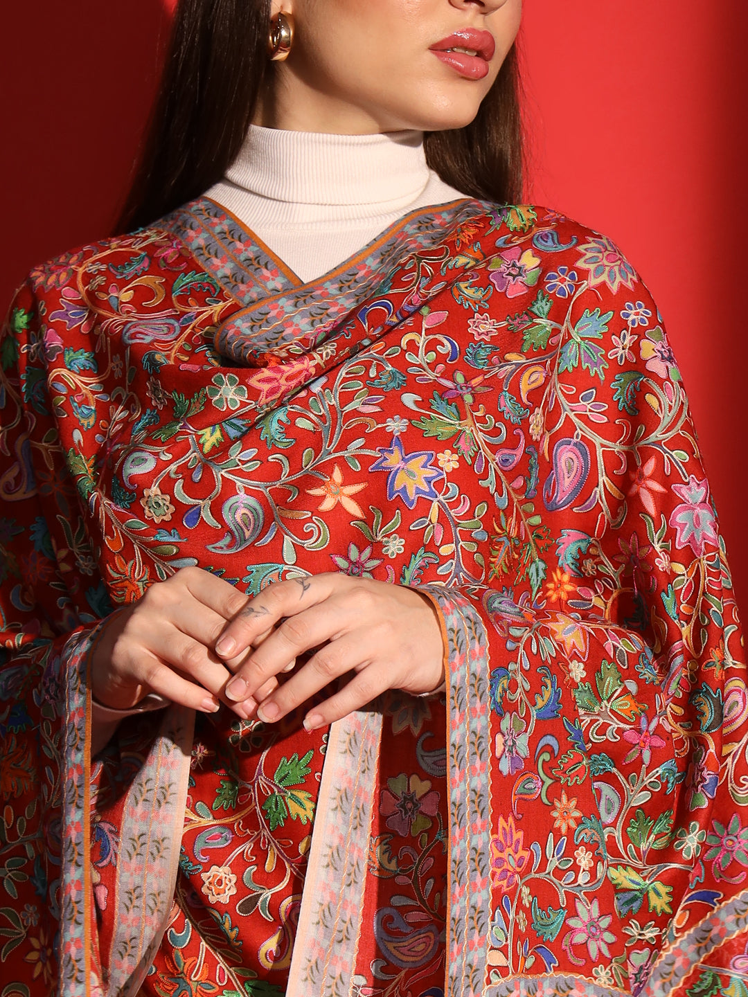 ladies shawl kashmiri, winter shawl for ladies