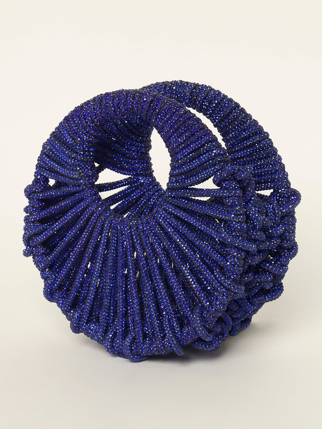 Blue moon crystal clutch styled for evening events