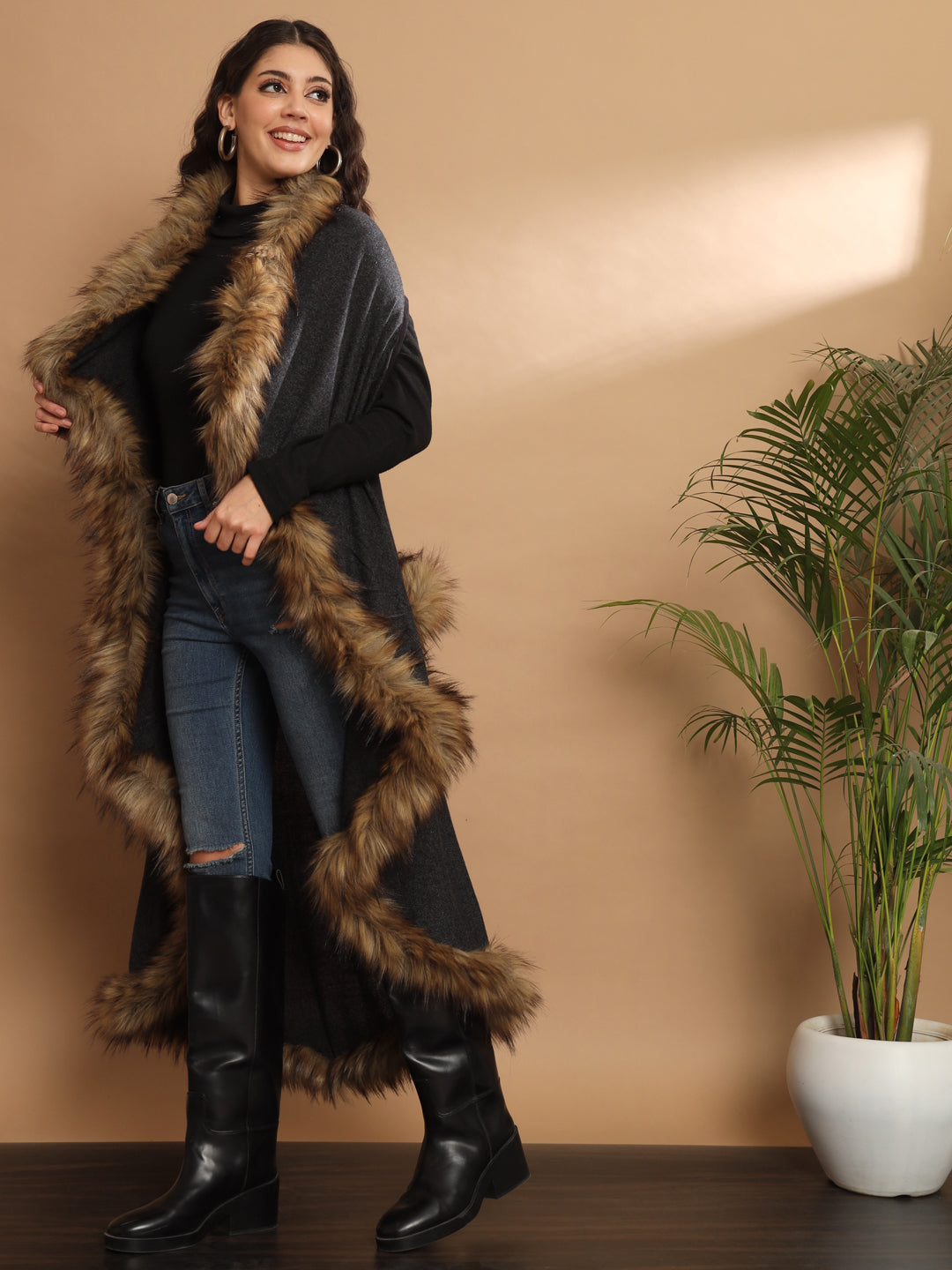  fur coat women, fur jacket women