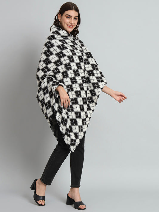 black poncho, woolen poncho for ladies, woolen poncho for women