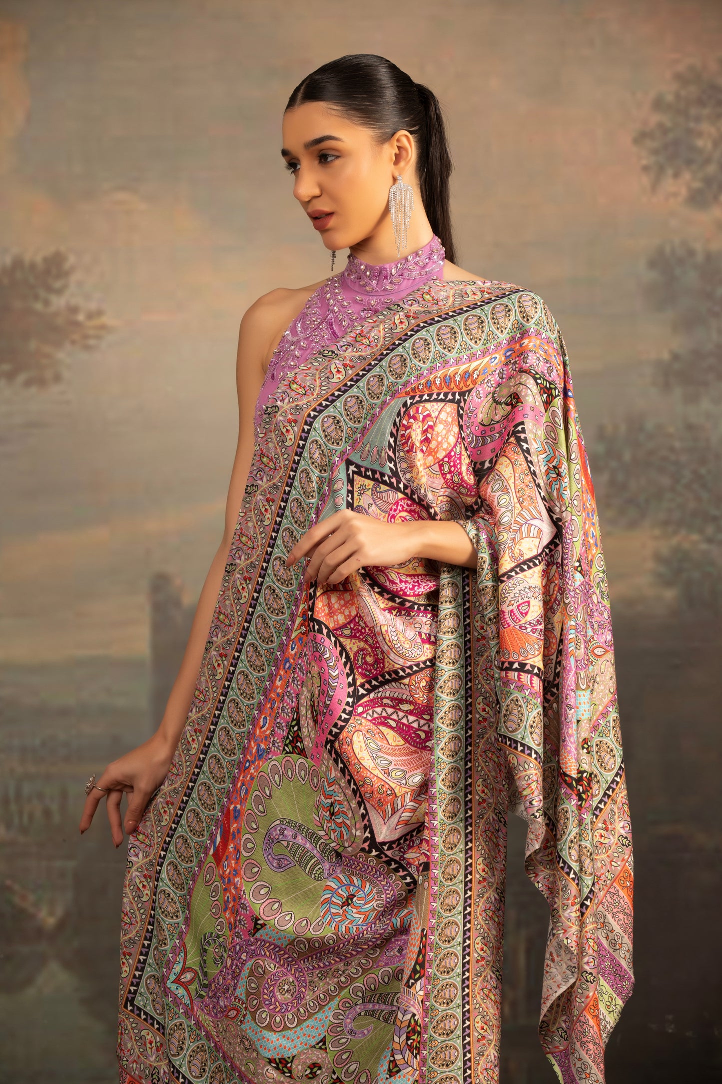 Kalamkari Shawl for Women