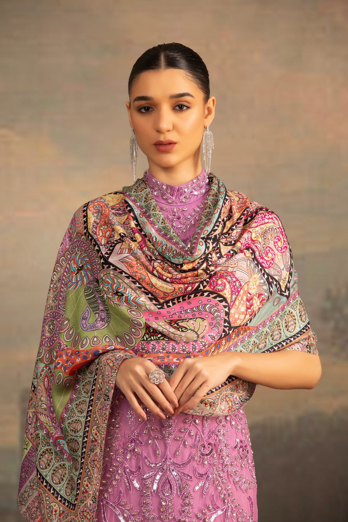 Kalamkari Shawl for Women