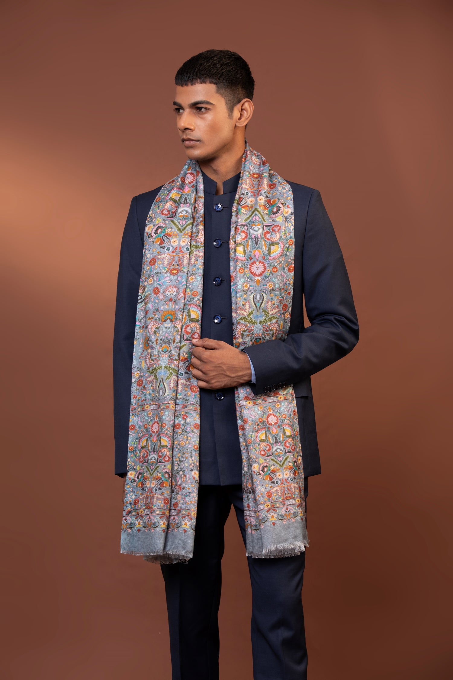 Embroidered Shawls, Kashmiri Shawls, men shawl, designer shawl