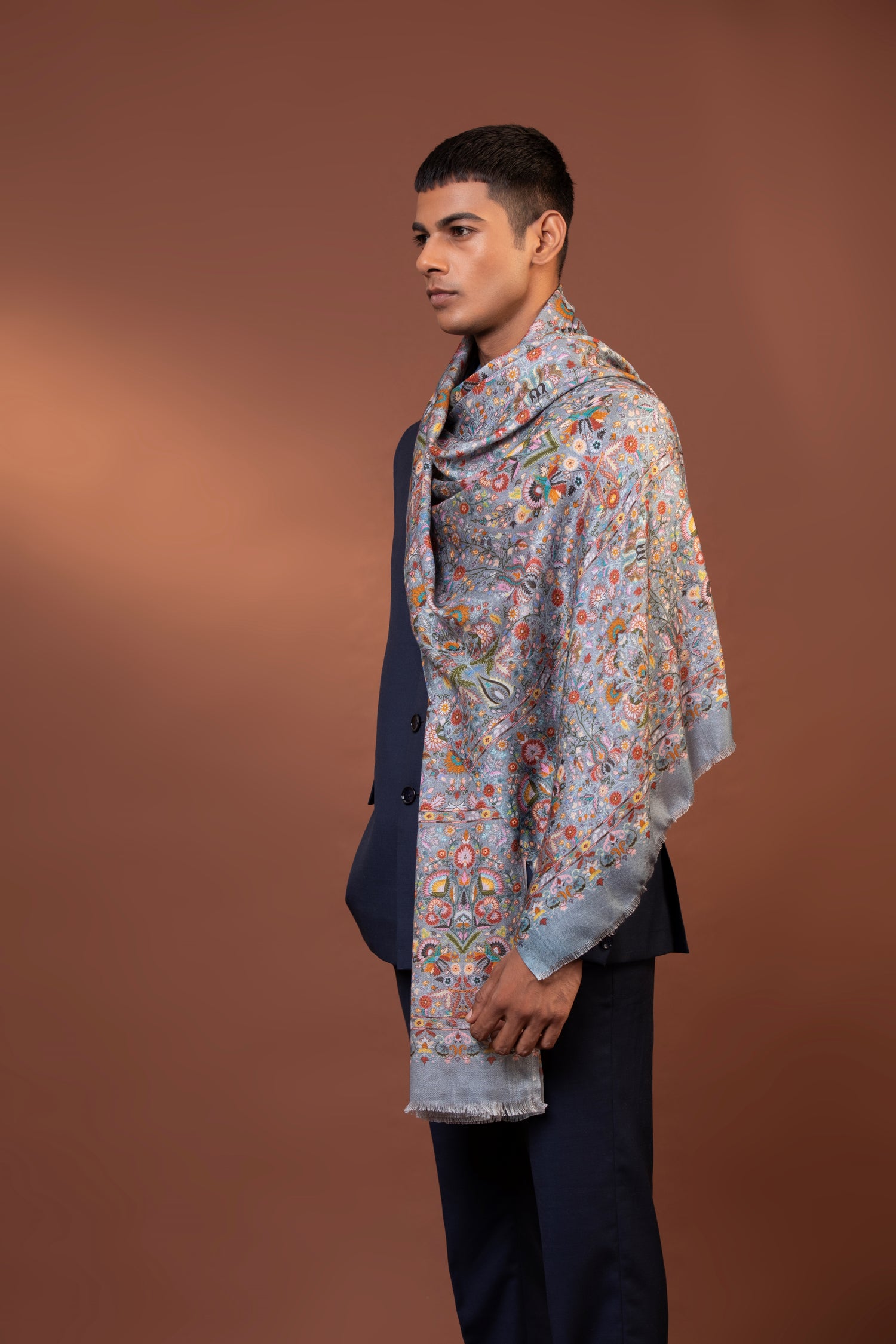 Embroidered Shawls, Kashmiri Shawls, men shawl, designer shawl