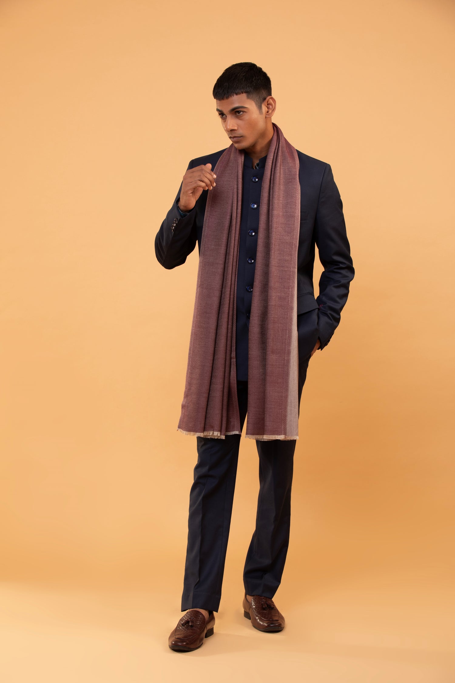 Elegant Men's Wool Shawl Premium Winter Fashion, Warm Stylish