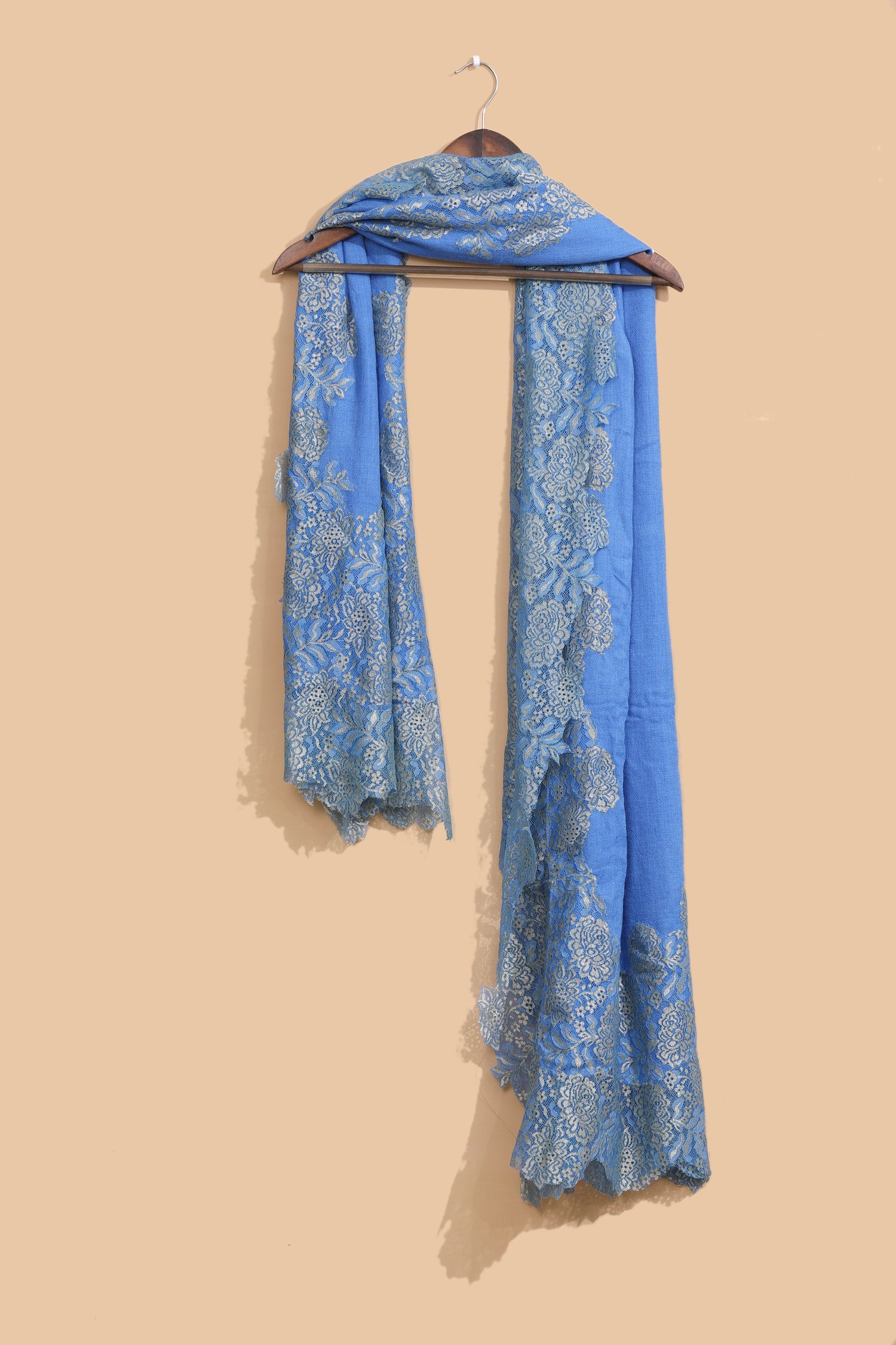 designer shawl shawl for women shawl for party, BLUE SHAWL