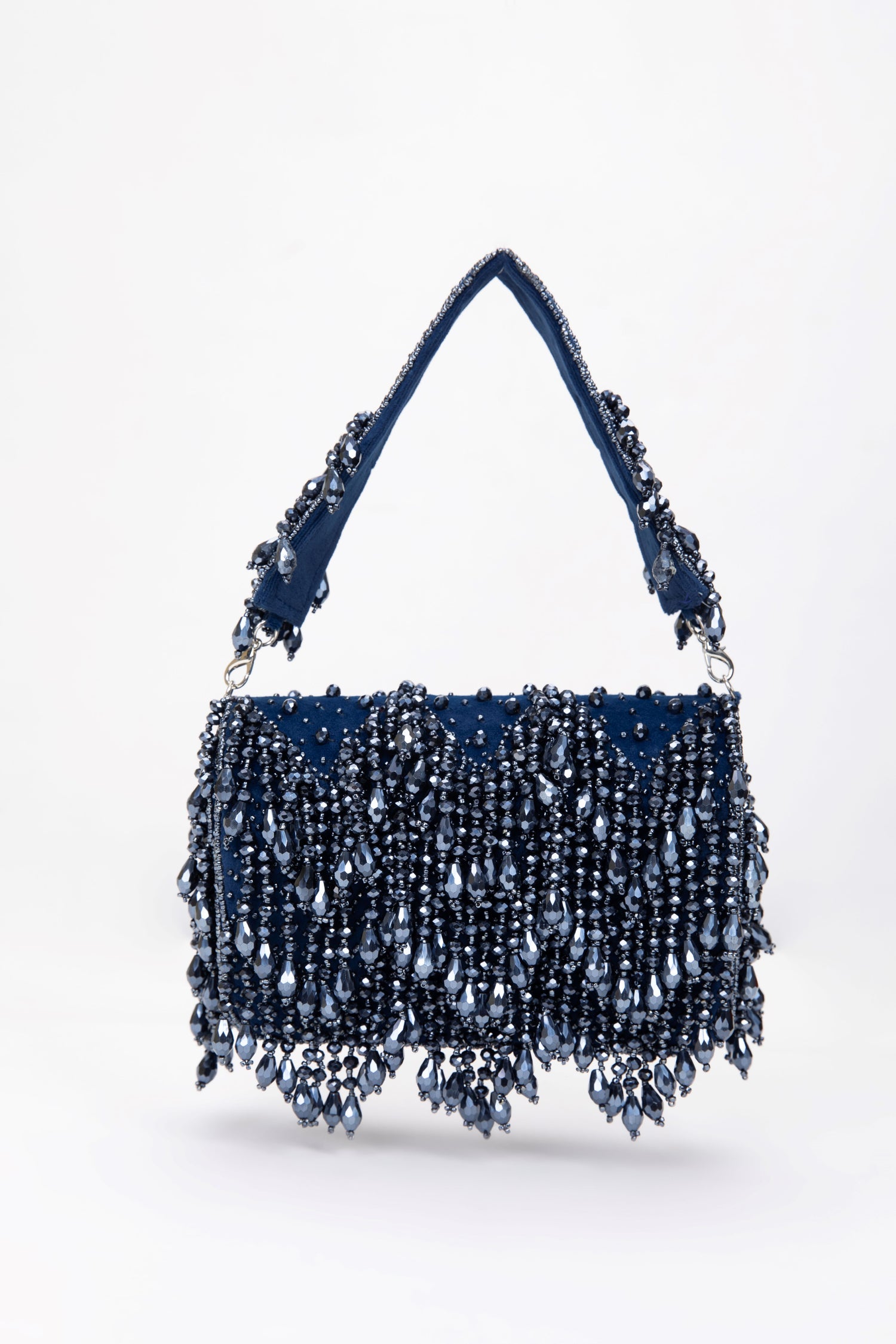 Navy blue designer purse online