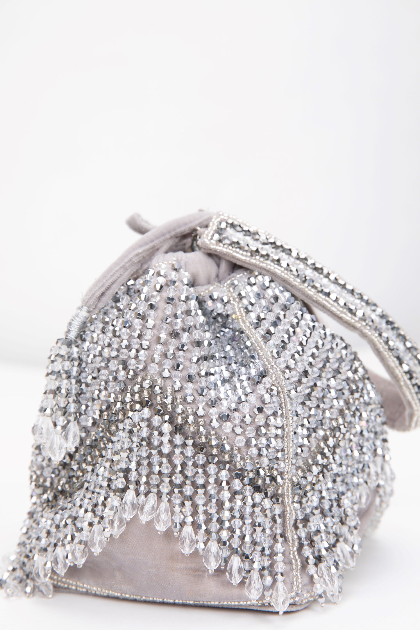 Beaded Treasure| Bridal Potli Bag | Bridal Clutch | Handmade Clutch | Indian/ Pakistani Evening Bag| Wristlet bag