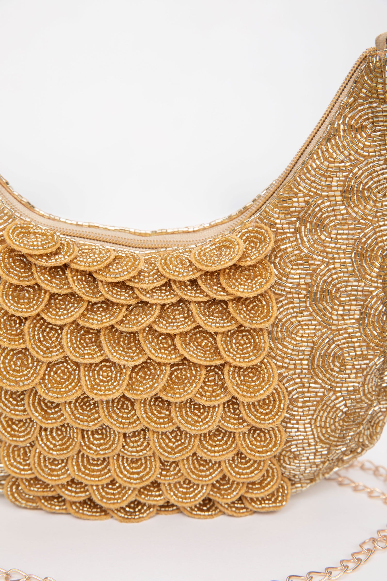 Golden handbag, designer bag online