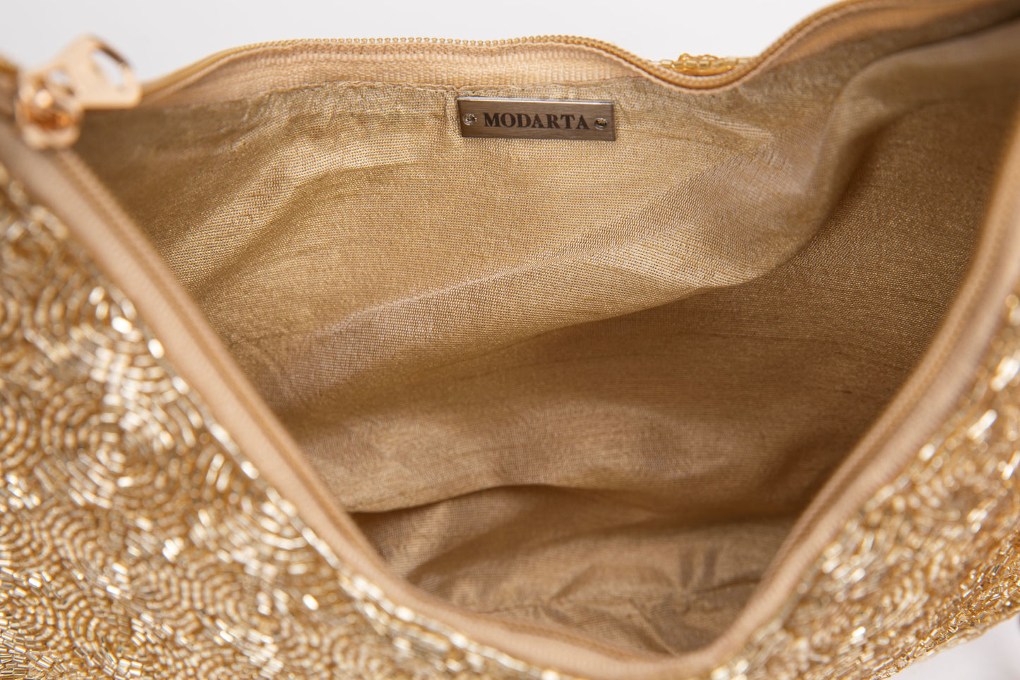 Golden handbag, designer bag online