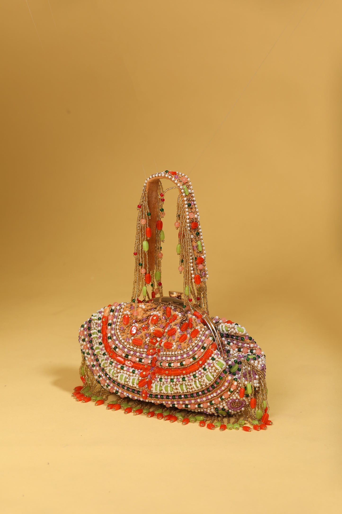 Designer bag, potli bag, bridal purse, designer handbag, heavy potli bag, heavy handbag, wedding bag