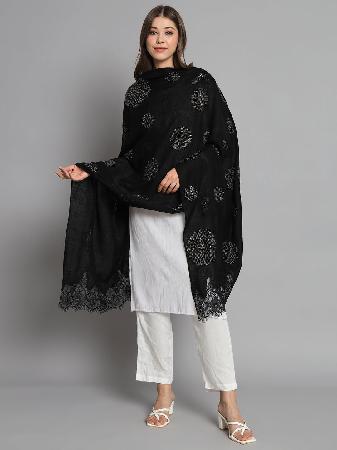 woolen shawl, ladies shawl, woolen scarves