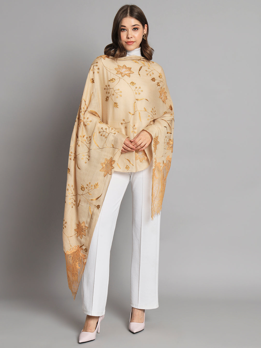 winter wedding shawl, pure woolen shawl