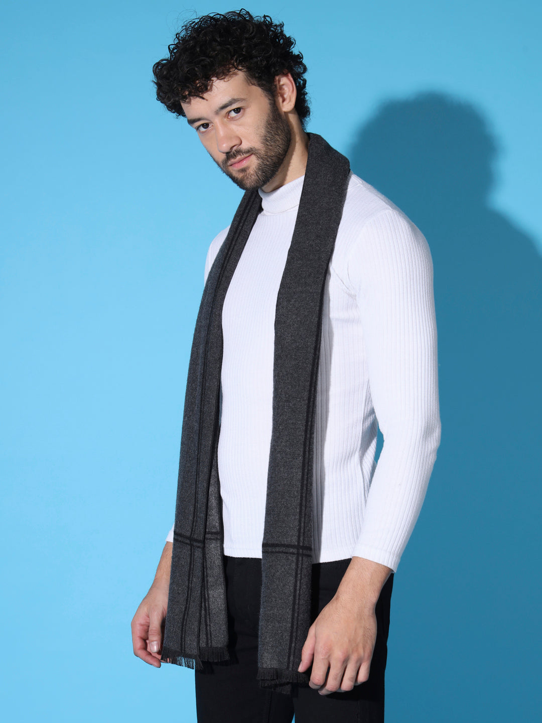 handmade woolen muffler, muffler style for men